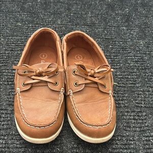Boys Tan Boat Shoes